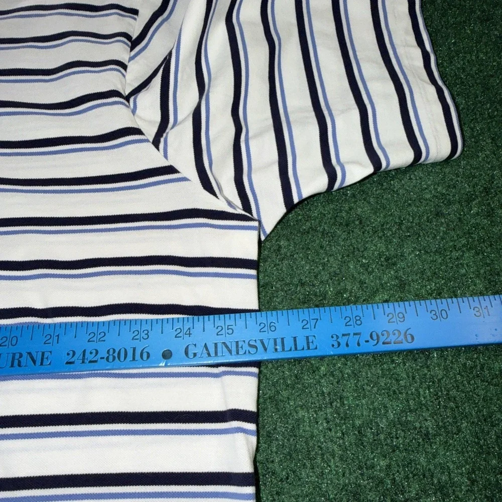 Polo Golf Ralph Lauren Polo Men's Size XL Blue White Stripe Polo Shirt